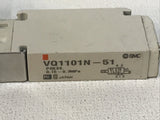 SMC VQ1101N-51 Solenoid 24VDC Valve 2-Position 5-Port