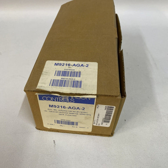 Johnson Controls M9216-AGA-2  Actuator  140 In-LB 70-130 S 24 VAC/VDC