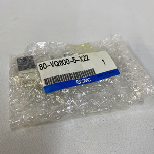 SMC VQ1100-5-X22 Solenoid Valve New