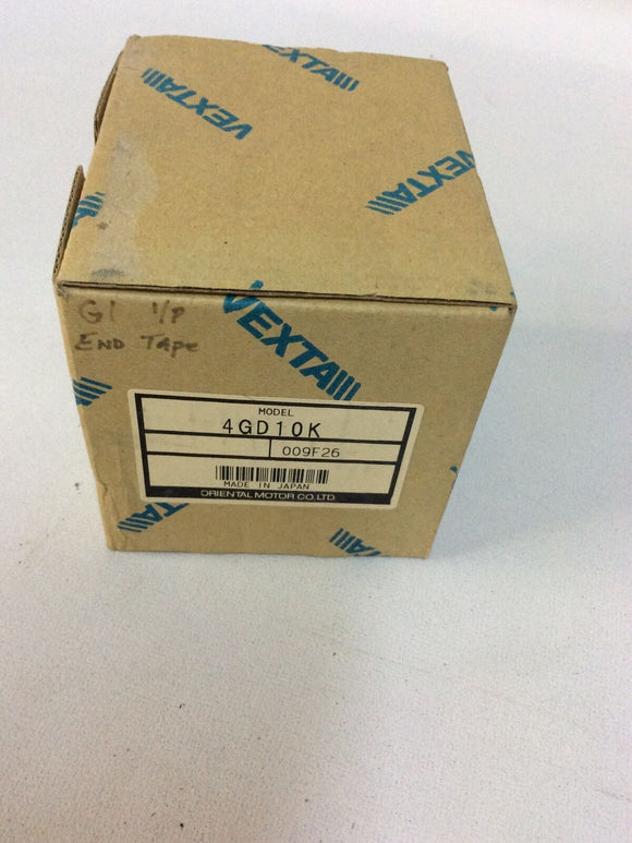 ORIENTAL MOTOR 4GD10K VEXTA Gear Head New