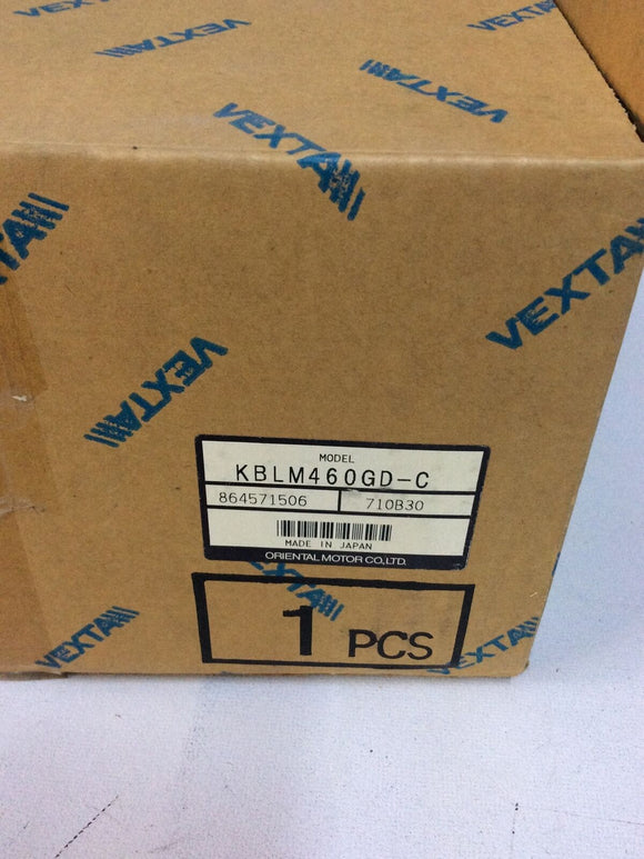 ORIENTAL MOTOR KBLM460GD-C VEXTA AC SERVO MOTOR 60 WATTS 3000 RPM