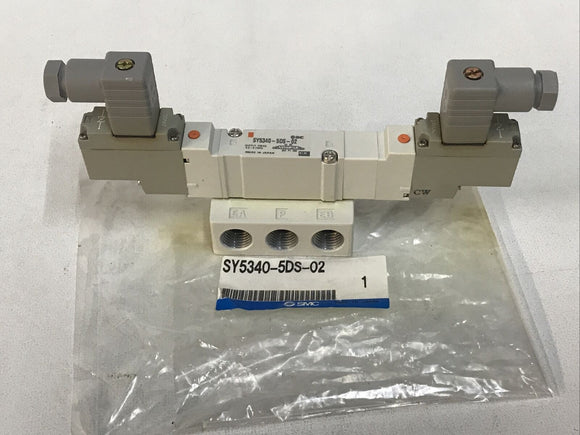 SMC SY5340-5DS-02 Pneumatic Solenoid Valve 0.2-0.7MPa 24VDC