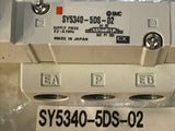 SMC SY5340-5DS-02 Pneumatic Solenoid Valve 0.2-0.7MPa 24VDC