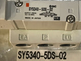 SMC SY5340-5DS-02 Pneumatic Solenoid Valve 0.2-0.7MPa 24VDC