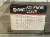 SMC VS4114-019T Directional Air Valve 115VAC 0-9.9KGF/cm2 0-145psi