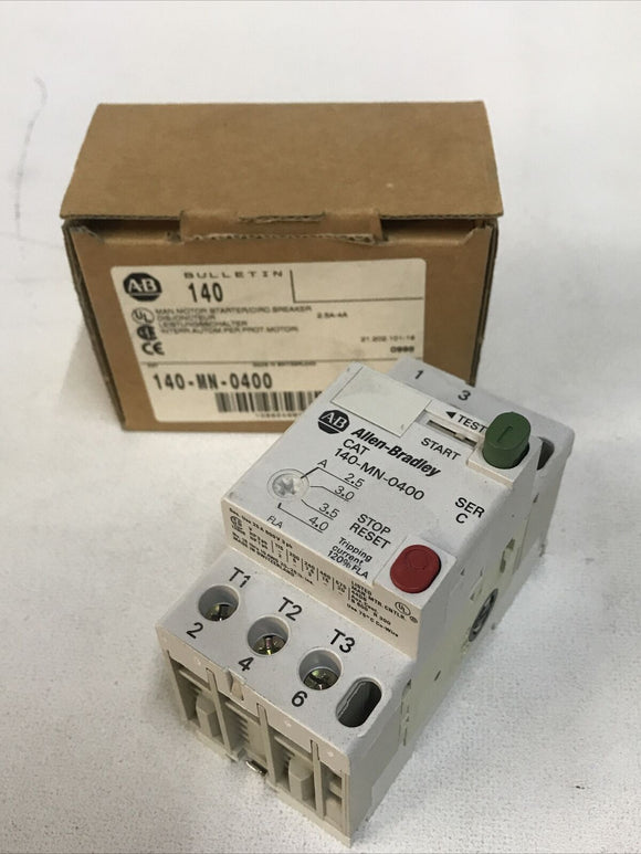 Allen Bradley 140-MN-0400 Manual Motor Starter