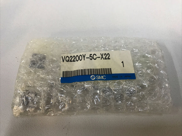 SMC VQ2200-5-X22 Pneumatic Solenoid Valve 0.1-0.7MPa
