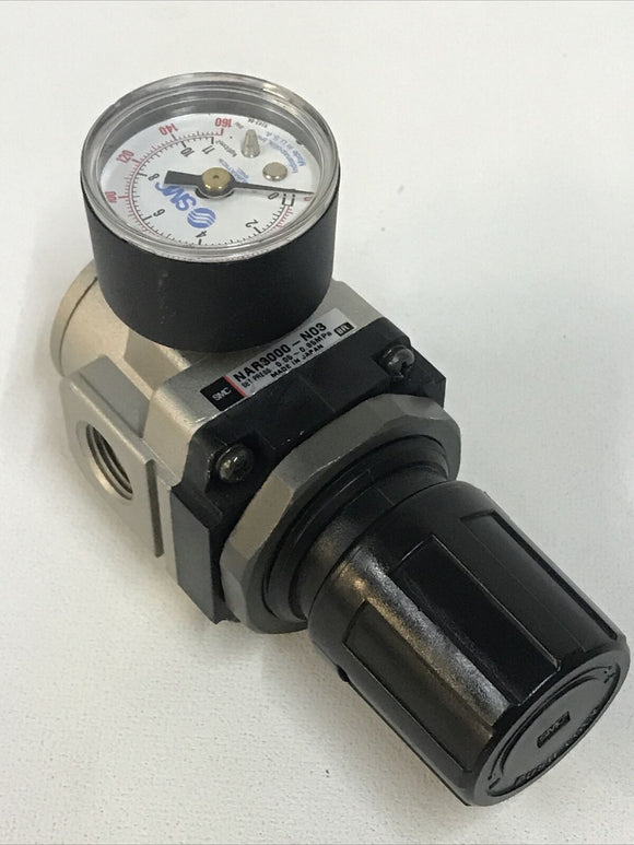 SMC NAR3000-N03 Pneumatic Regulator Valve. 0.05-0.85MPa 3/8