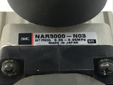 SMC NAR3000-N03 Pneumatic Regulator Valve. 0.05-0.85MPa 3/8" npt