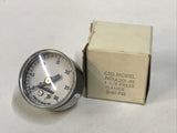 Robertshaw A201-01, 2420-001 Pressure Gauge 1-1/2", 0-30PSIG, 1/8" NPT Back Con