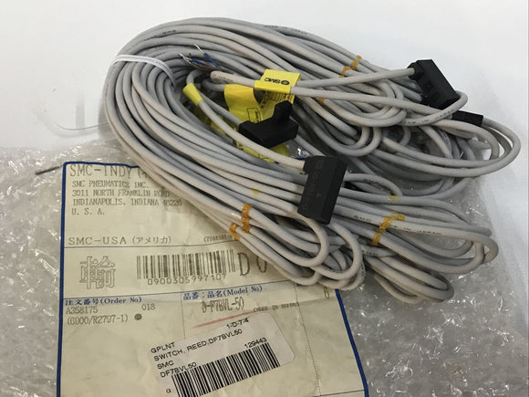 SMC D-F7BVL-50 Solid State Auto Switch Cylinder Sensor, 2-Wire, 24VDC, 5-40mA
