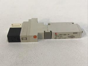 SMC 80-VQ1100-5 Solenoid 24VDC Valve 2-Position 5-Port
