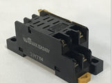 Omron PYF08A 19Y7Y4  Mini Relay Socket Base 8-PIN 15AMP 240VAC 120VDC DIN-Track