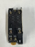 Omron PYF08A 19Y7Y4  Mini Relay Socket Base 8-PIN 15AMP 240VAC 120VDC DIN-Track