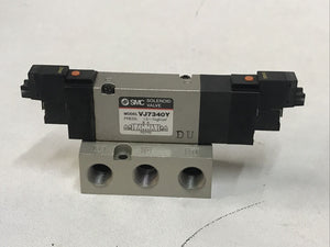 SMC VJ7340Y Pneumatic Solenoid Valve 24VDC