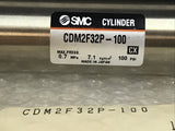 SMC CDM2F32P-100 Pneumatic Cylinder MAX: 0.7MPa , 7.1Kgf/cm2 , 100psi