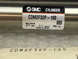 SMC CDM2F32P-100 Pneumatic Cylinder MAX: 0.7MPa , 7.1Kgf/cm2 , 100psi
