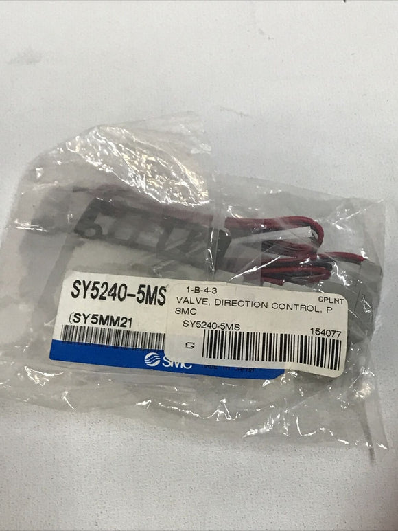 SMC SY5240-5MS SY7000 Solenoid Valve 0.1-0.7 MPa