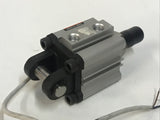 SMC CDQ2D32-10DM-A73 Cylinder W/ D-F79 Max Pressure: 1.0MPa