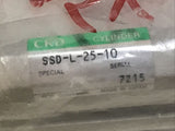 Ckd SSD-L-25-10 Double Acting Pneumatic Cylinder 25mm 10mm