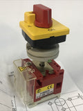 ELEKTRA E D1-3BE 1SD-RG Power Disconnect Switch Lockable 3p 25a 600v