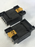Omron PTF14A 35mm DIN Rail Relay Socket Base 14-Pin