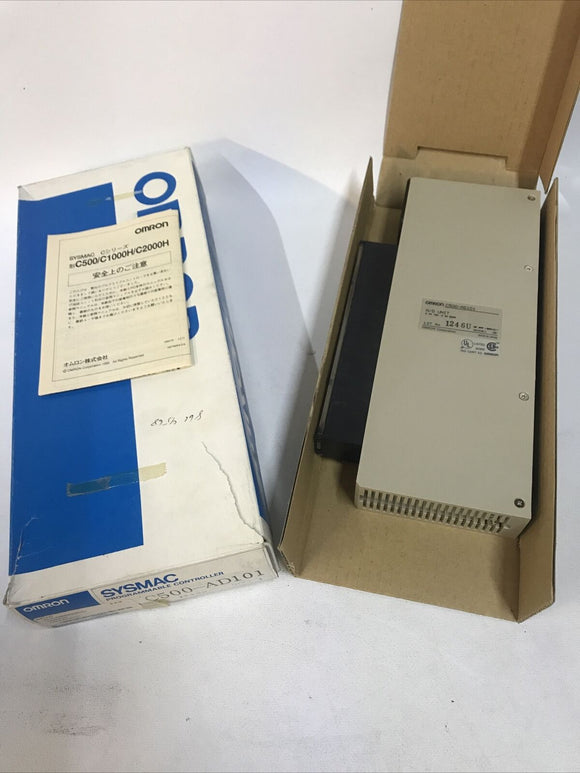 OMRON C500 AD101 C500-AD101 SYSMAC Programmable Controller A/D Unit