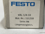 FESTO Val-1/8-10 151210 Height Adjustment Series: A4