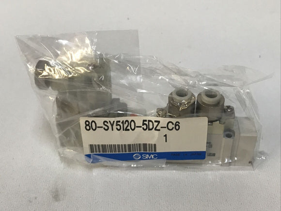 *US Seller* SMC 80-SY5120-5DZ-C6 Pneumatic Solenoid Valve