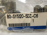 *US Seller* SMC 80-SY5120-5DZ-C6 Pneumatic Solenoid Valve
