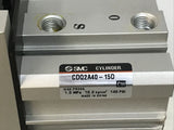 SMC MHT2-40D MHT Toggle Gripper W/ CDQ2A40-15D Pneumatic Cylinder