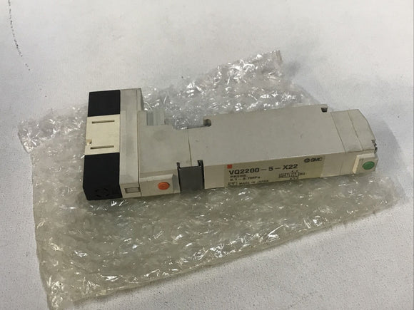 SMC VQ2200-5-X22 Pneumatic Solenoid Valve 0.1-0.7MPa