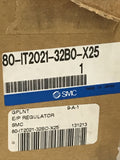 SMC 80-IT2021-32BO-x25 E/P Regulator 0-10vdc W/ Bracket And Gauge