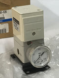 SMC 80-IT2021-32BO-x25 E/P Regulator 0-10vdc W/ Bracket And Gauge