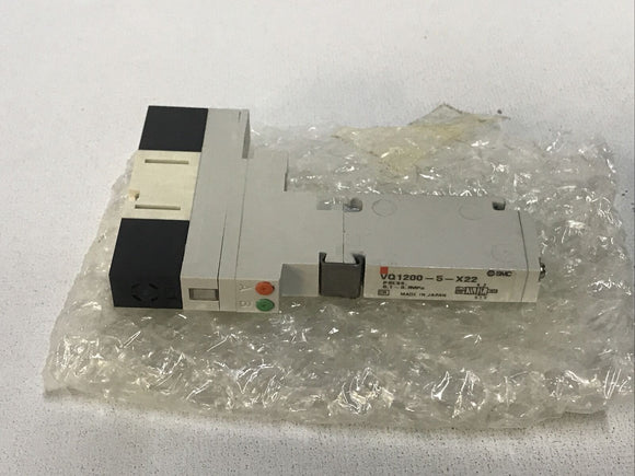 SMC VQ1200-5-X22 Pneumatic Solenoid Valve 0.1-0.7MPa