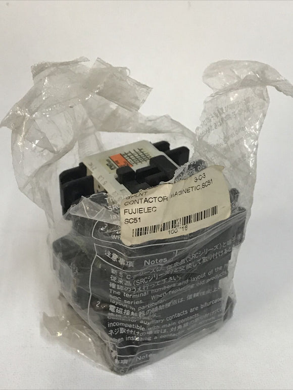 Fuji Electric Contactor SC-5-1 Magnetic Contactor 3 Phase