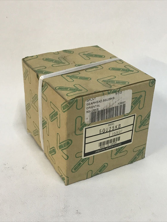 Oriental Motor 5GU25KB Parallel Shaft Gear Head