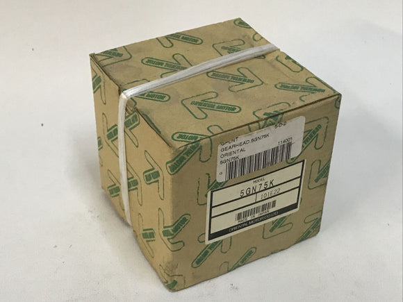 Oriental Motor 5GN75K Gear Head