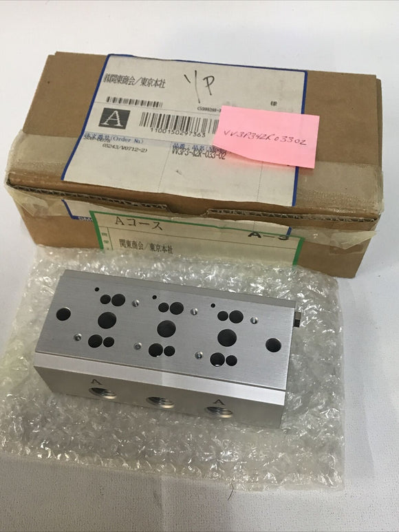 SMC VV3P3-42R-033-02N Pneumatic Valve Manifold