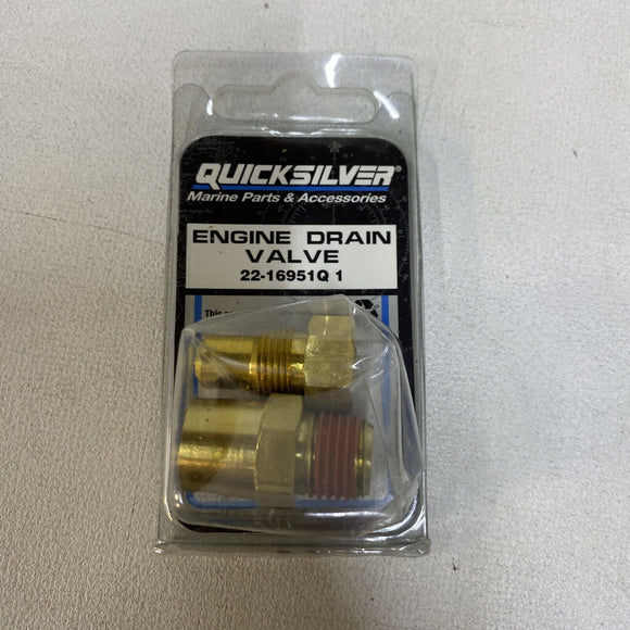 Mercury Mercruiser Quicksilver Oem Part # 22-16951Q 1 Plug-Drain