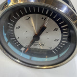 Faria THC052A Boat Tachometer Gauge I/O 3 1/4 Inch Silver Black