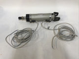 SMC CDG1DN50-125-K59L-50 Round Body Cylinder CDG1DN50-125 & D-K59 L Sensors