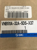 New SMC VNB511A-32A-5DS-X37 Pneumatic Solenoid Process Valve