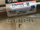 SMC CDM2B25-50 Double Acting Pneumatic Cylinder 25 MM Bore 50 MM Stroke 145 psi
