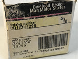 GE CR123H122B Overload Heater Manual Motor Starter *Box Of 10*