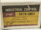 FPE Federal Pacific 5470-CM51 5470CM51 4204 Series Starters Electric Interlock