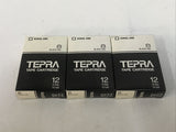 King Jim Co TC12S Tepra TC 12 Tape Cartridge 7.7m Black Ink *Lot Of 3*