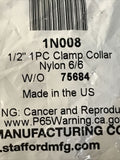 Stafford 1N008 Split Clamp-Type Shaft Collars 1/2”