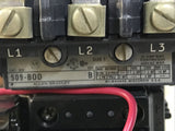 Allen-Bradley 509-BOD Ser B AC Starter Control Size 1 NEMA OPEN 3 Phase
