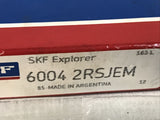 SKF 6004 2RSJEM Ball Bearing 20mm ID 42mm OD 12mm Width
